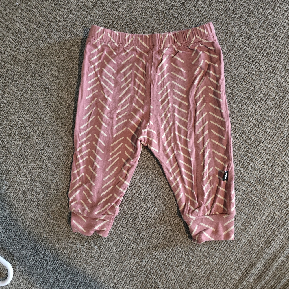 Kyte Baby Dusty Rose Herringbone Pants - NB